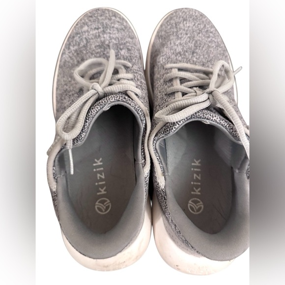 Kizik Madrid Eco Knit Sneaker Heather Grey Unisex M7.5/ W9 Hands Free Shoe - Picture 6 of 9